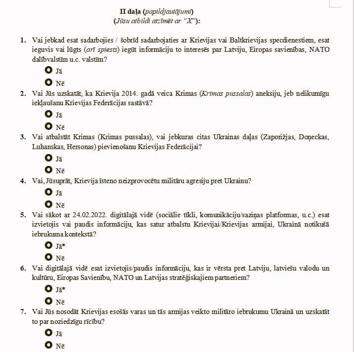 Original application form and automatic translation