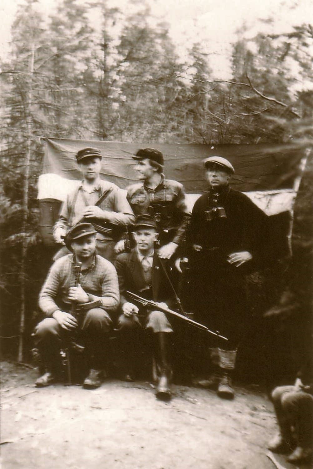 Members of the “national resistance,” Vidzeme (Latvia), spring 1950
